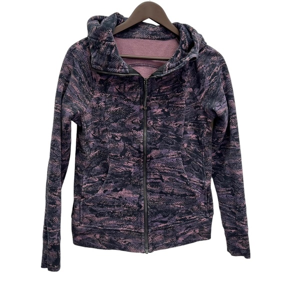 Lululemon Scuba Hoodie IV Rip Wave Purple Thunder Purple Size 8 - Picture 4 of 9